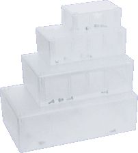 UB1 ABS Black Jiffy Box 157x95x53mm