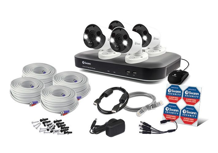 Swann 4 Camera 8 Channel 4K Ultra HD DVR Security System (SWDVK